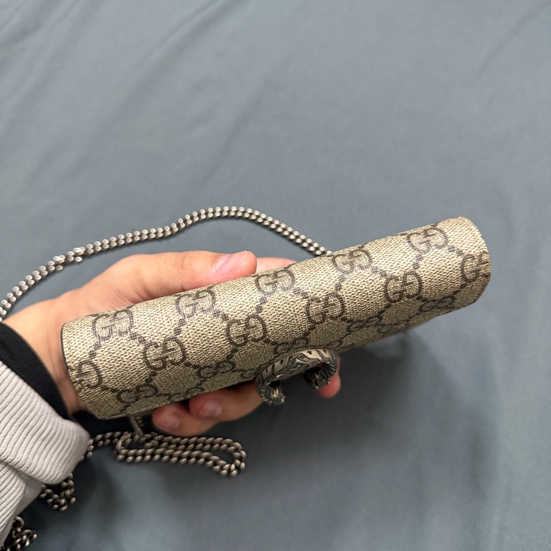 Gucci 酒神Dionysus系列帆布mini斜背包-6