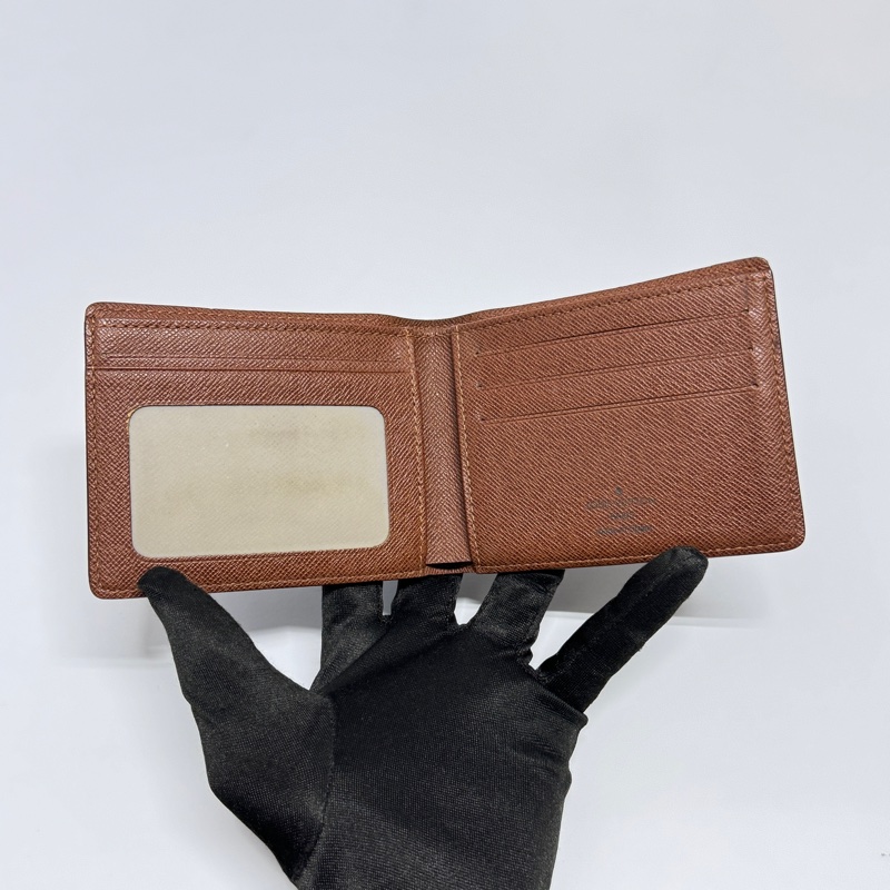 （極新✨） LV 經典老花 對開式短夾 專櫃19800！-2