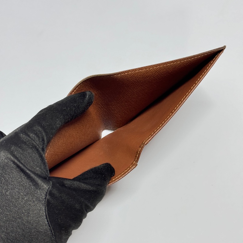 （極新✨） LV 經典老花 對開式短夾 專櫃19800！-5