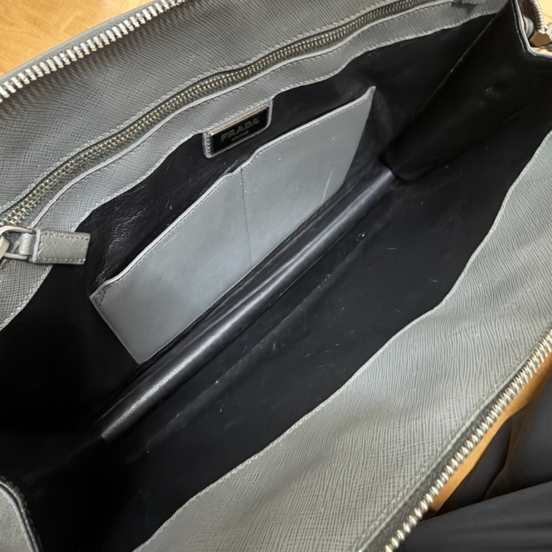 Prada 深灰公事包-7