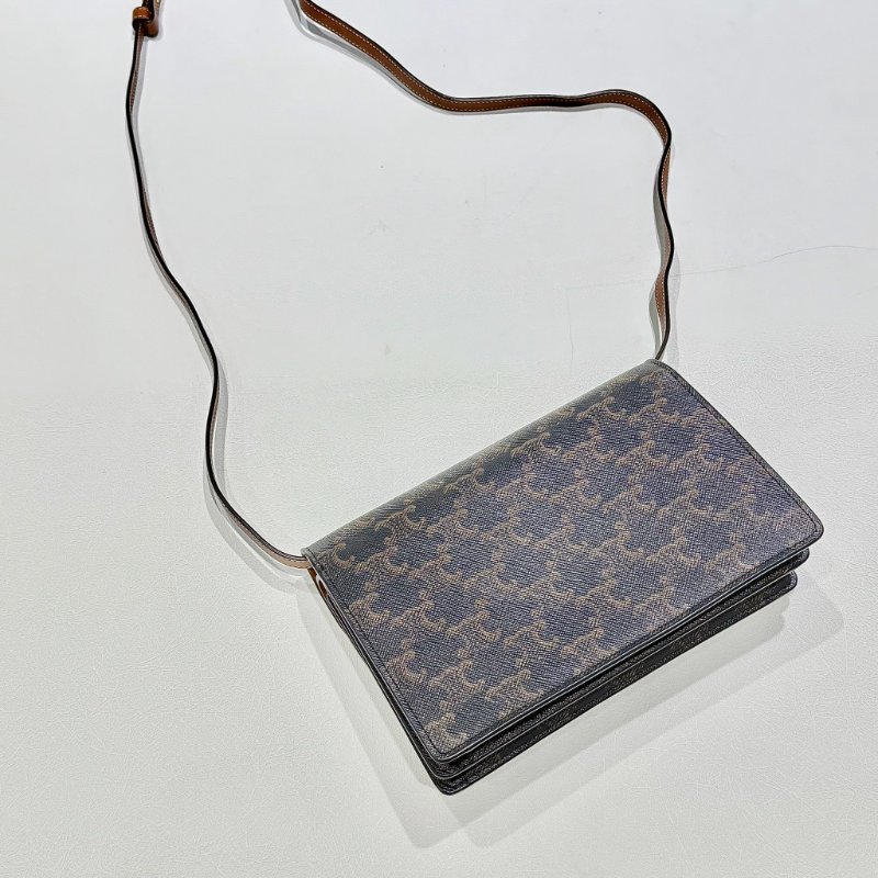 CELINE - 凱旋門老花 WOC 信封包-1