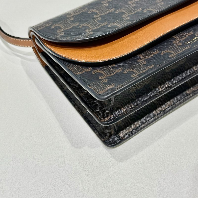 CELINE - 凱旋門老花 WOC 信封包-5