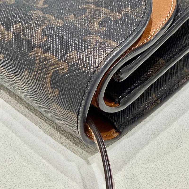 CELINE - 凱旋門老花 WOC 信封包-10