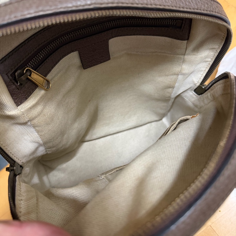 Gucci Ophidia經典綠紅綠織帶印花後背包-9