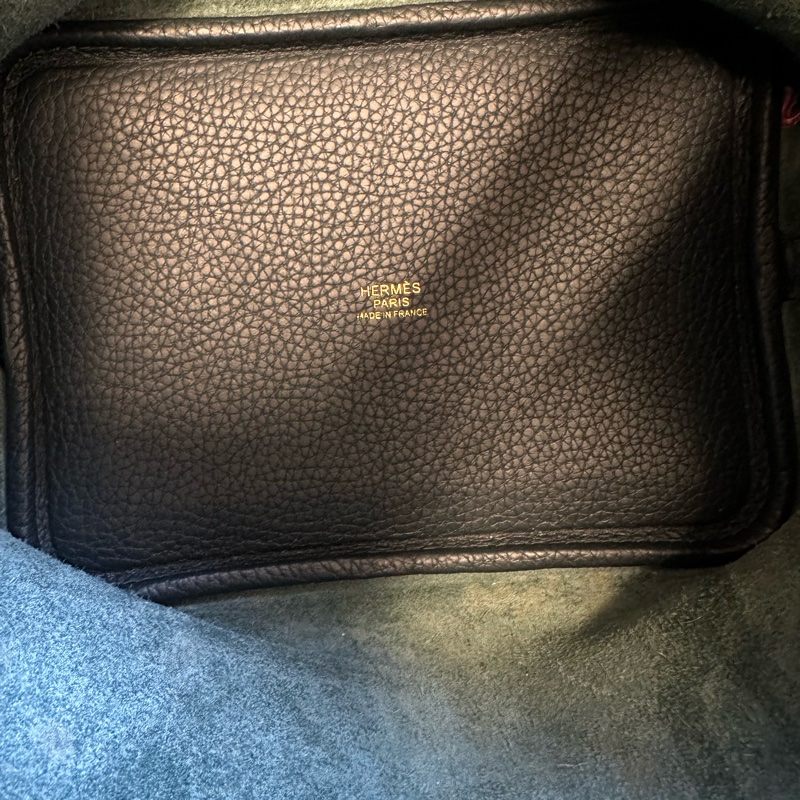 Hermès 愛馬仕 菜籃子18 松柏綠 Z刻金扣-6