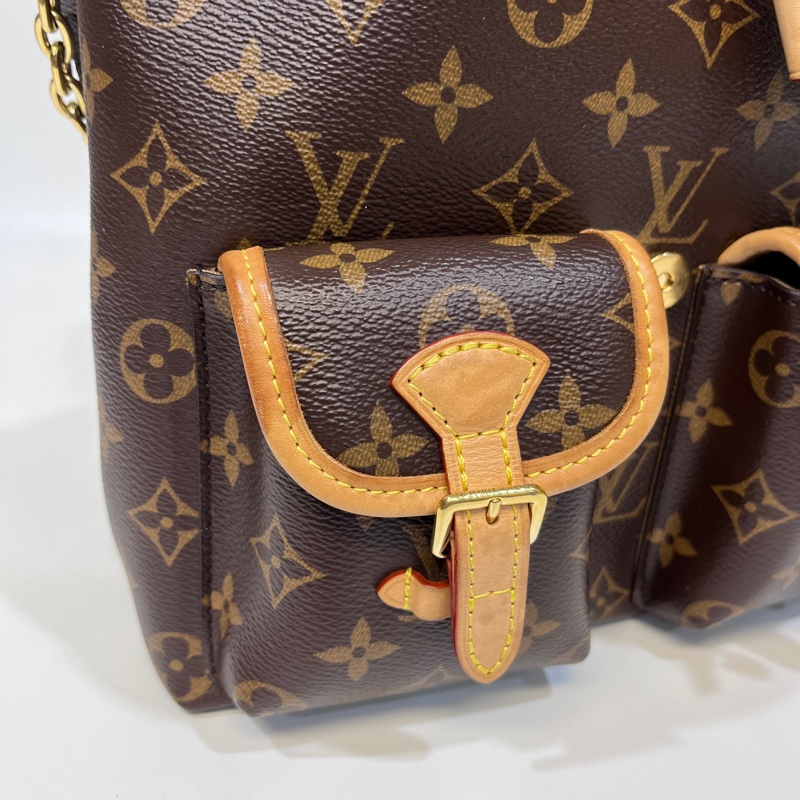 🕯️絕版路易威登青蛙包LV原花Excursion PM手提束口後背包M46932-9