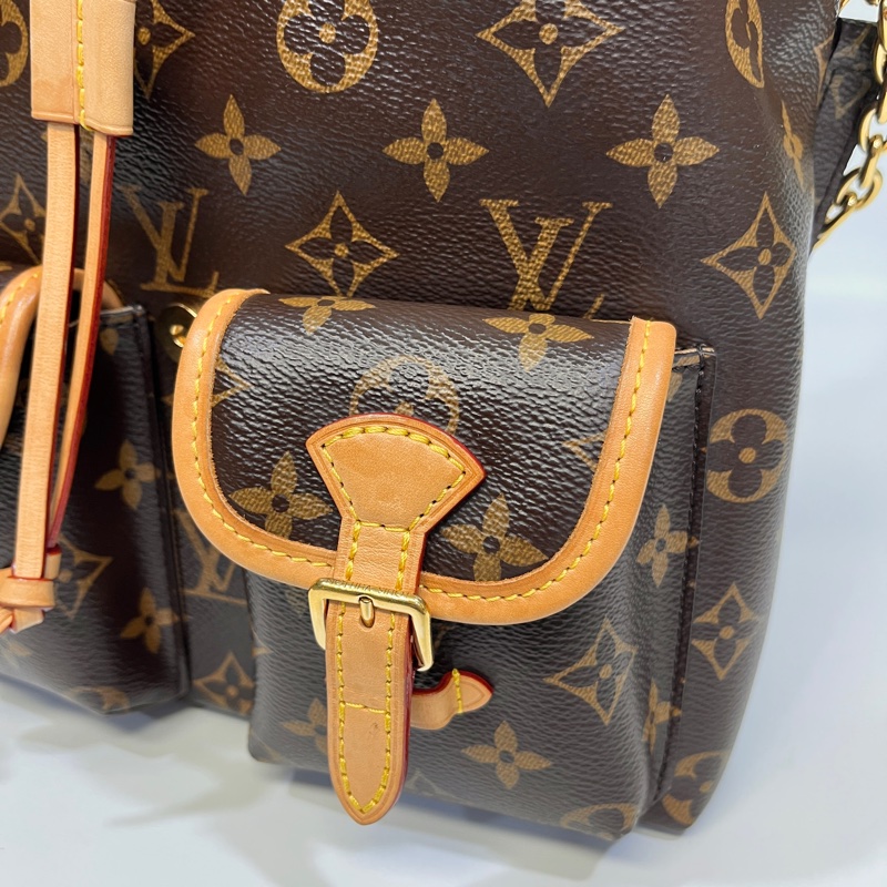 🕯️絕版路易威登青蛙包LV原花Excursion PM手提束口後背包M46932-10