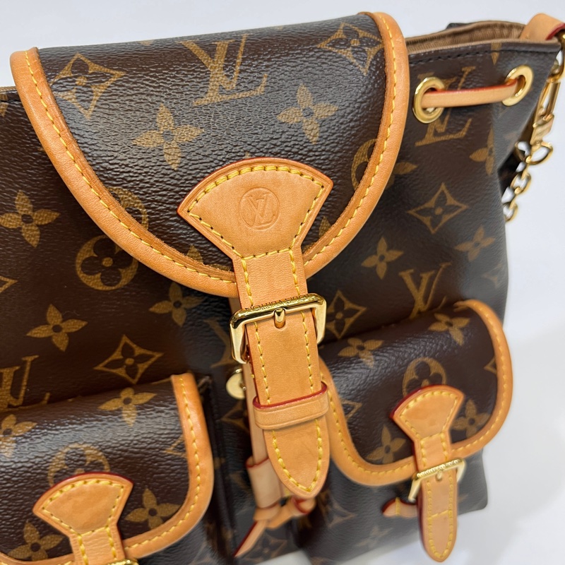 🕯️絕版路易威登青蛙包LV原花Excursion PM手提束口後背包M46932-13