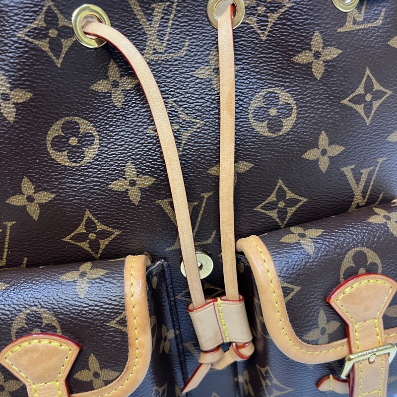 🕯️絕版路易威登青蛙包LV原花Excursion PM手提束口後背包M46932-16