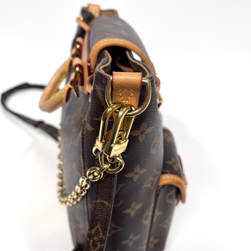 🕯️絕版路易威登青蛙包LV原花Excursion PM手提束口後背包M46932-23