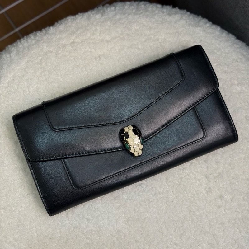 寶格麗蛇頭信封長夾🐍-0