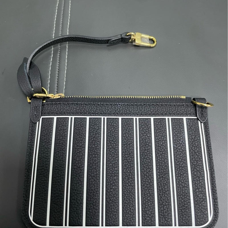 Lv neverfull bb 黑色老花雙面購物袋-31