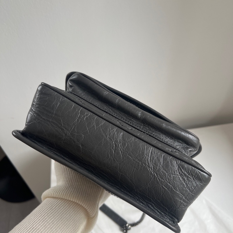 ✨Saint Laurent YSL Niki灰色小號 99新🩶-3