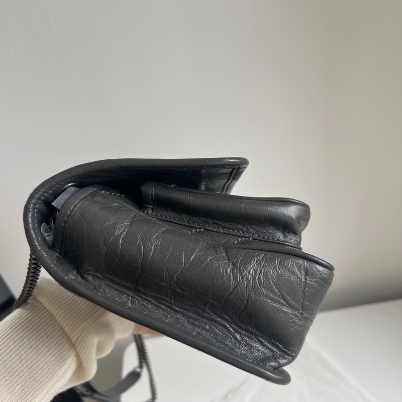 ✨Saint Laurent YSL Niki灰色小號 99新🩶-4