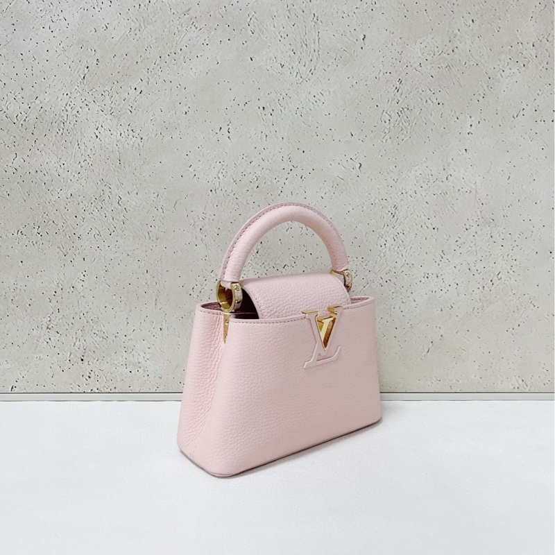 Lv Capucines mini 櫻花粉-2