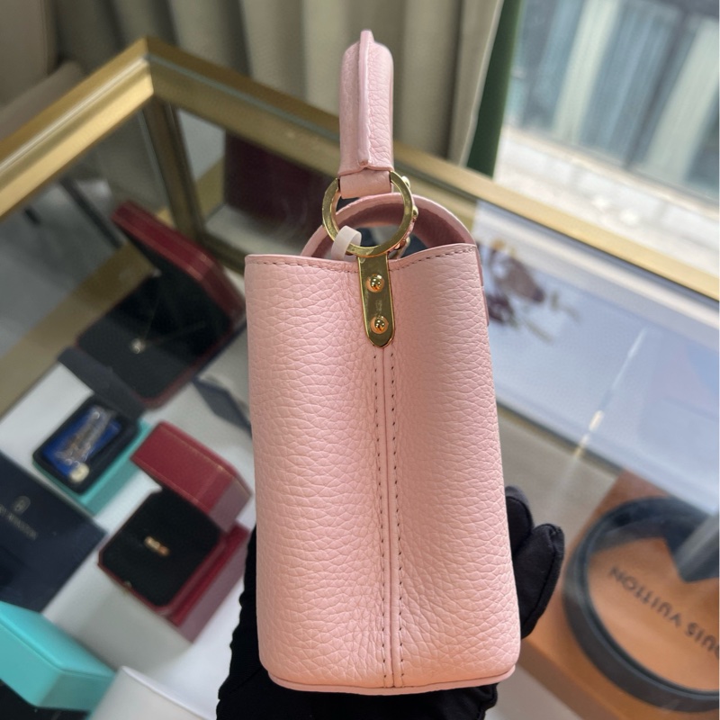 Lv Capucines mini 櫻花粉-8