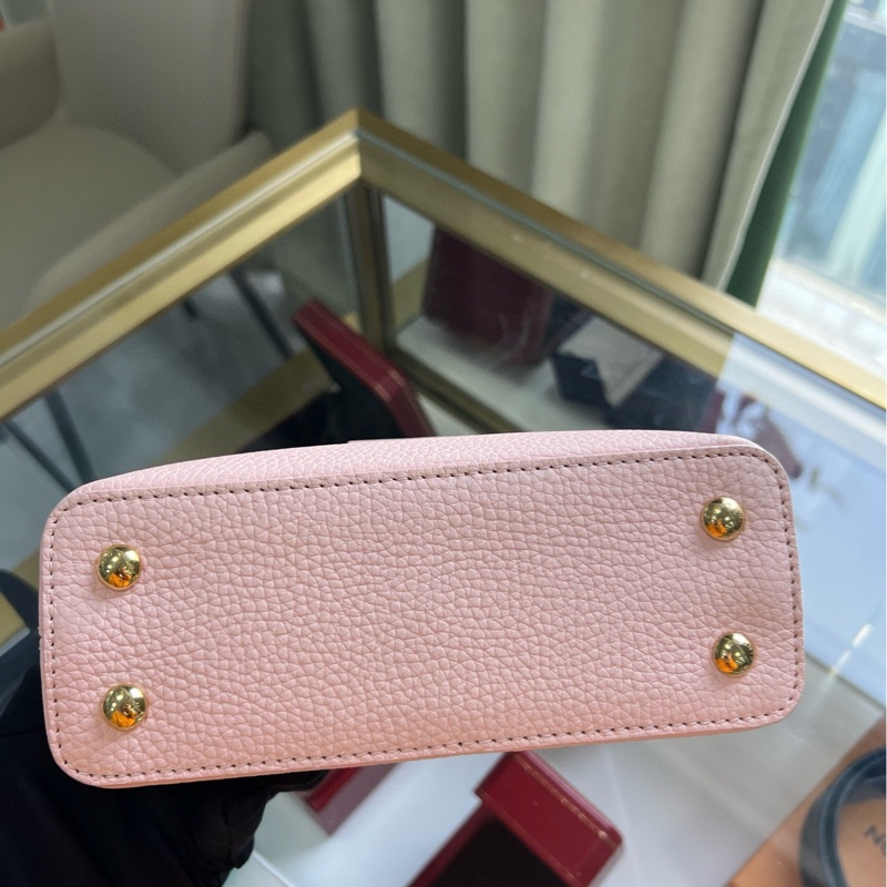 Lv Capucines mini 櫻花粉-15