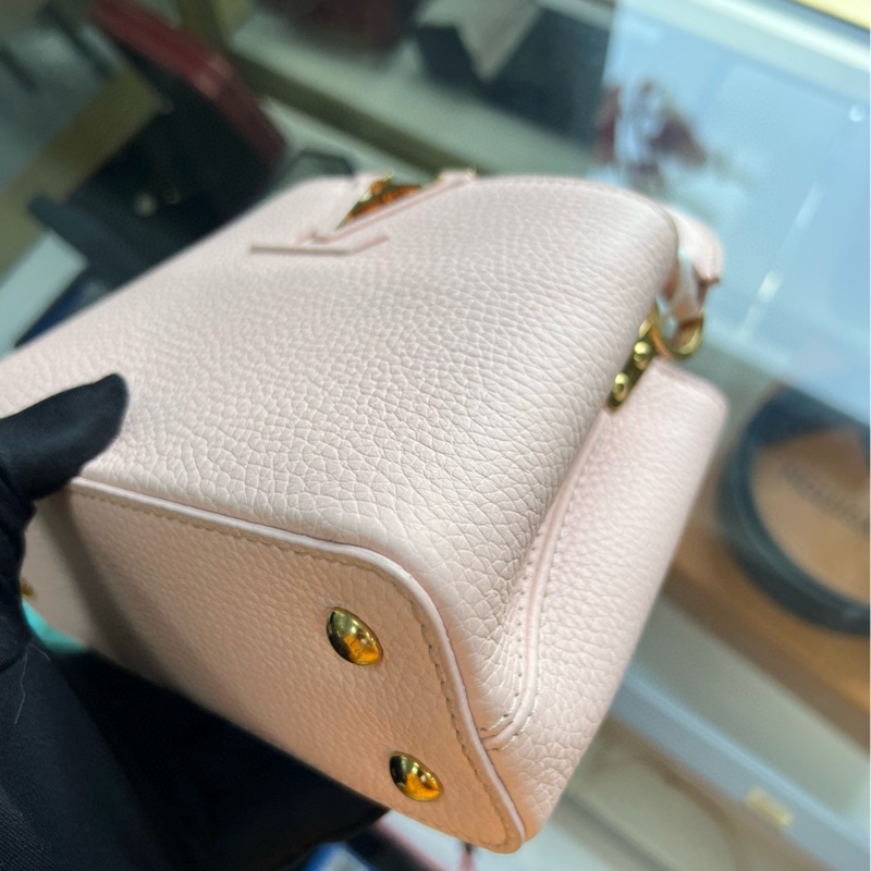 Lv Capucines mini 櫻花粉-19