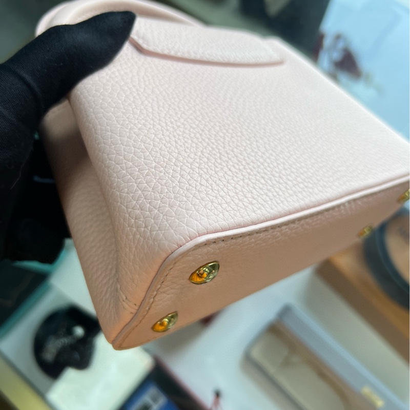 Lv Capucines mini 櫻花粉-20