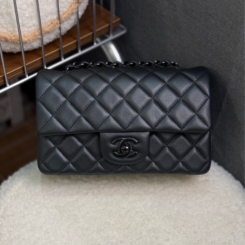 （24年購證全配）全新Chanel mini coco 20 so black ✨最新晶片款-0