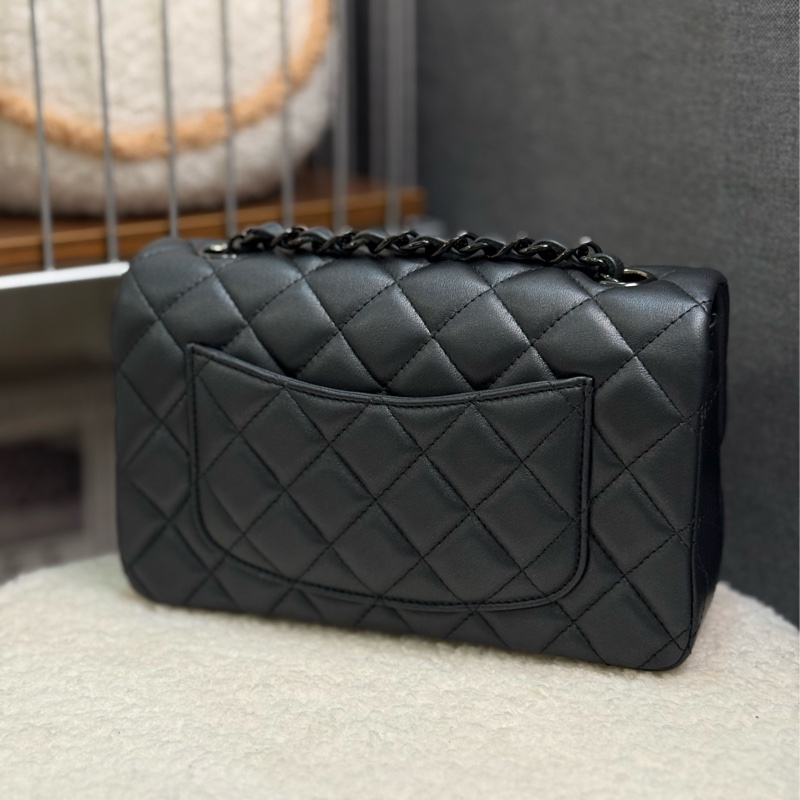 （24年購證全配）全新Chanel mini coco 20 so black ✨最新晶片款-1