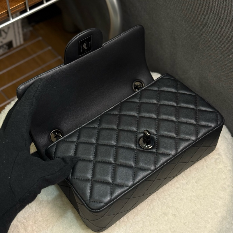 （24年購證全配）全新Chanel mini coco 20 so black ✨最新晶片款-5