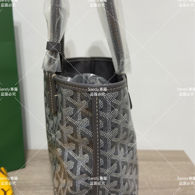 Goyard mini tote 菜籃 灰色 全新全配-24