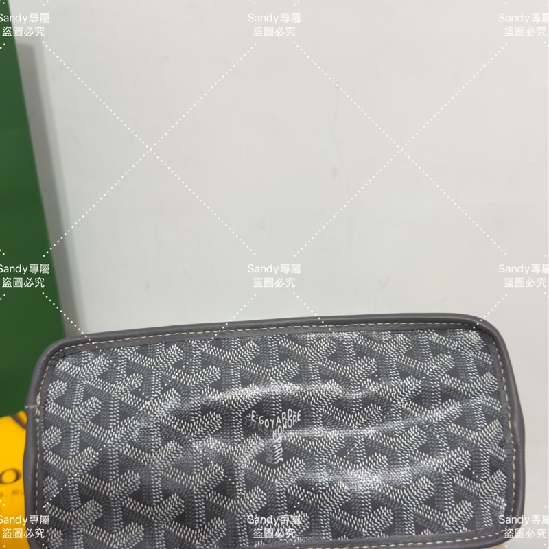 Goyard mini tote 菜籃 灰色 全新全配-26