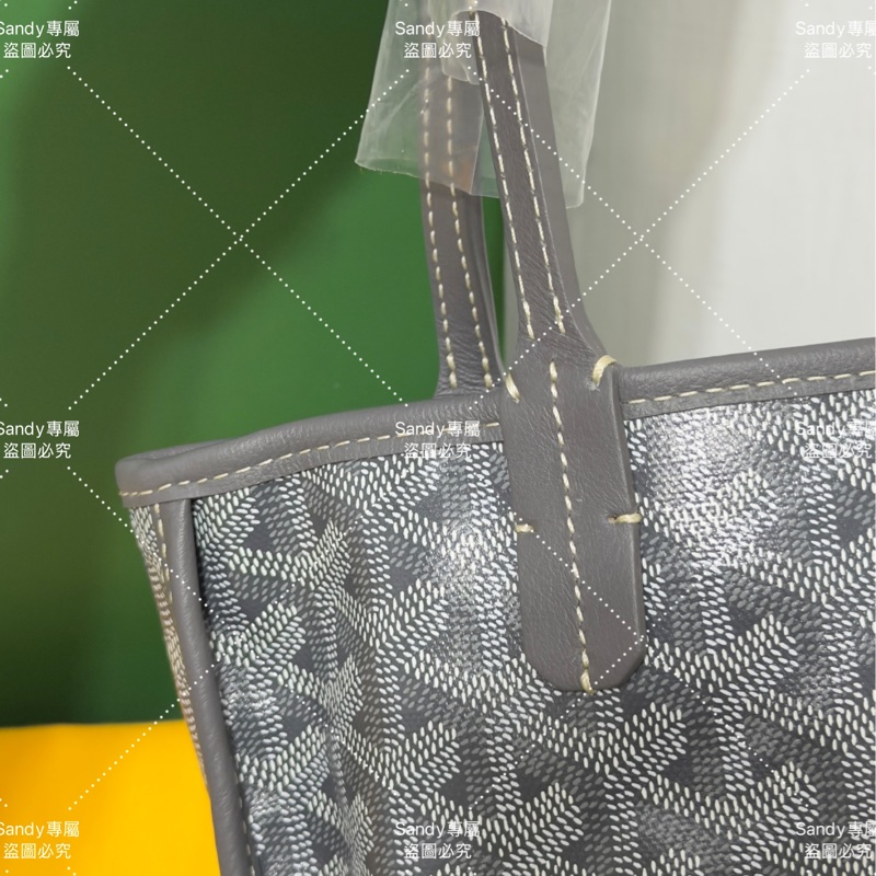 Goyard mini tote 菜籃 灰色 全新全配-27