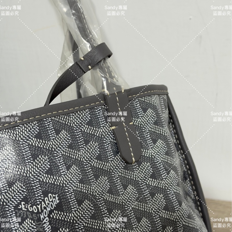 Goyard mini tote 菜籃 灰色 全新全配-28