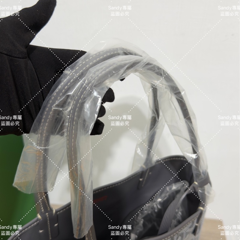 Goyard mini tote 菜籃 灰色 全新全配-38