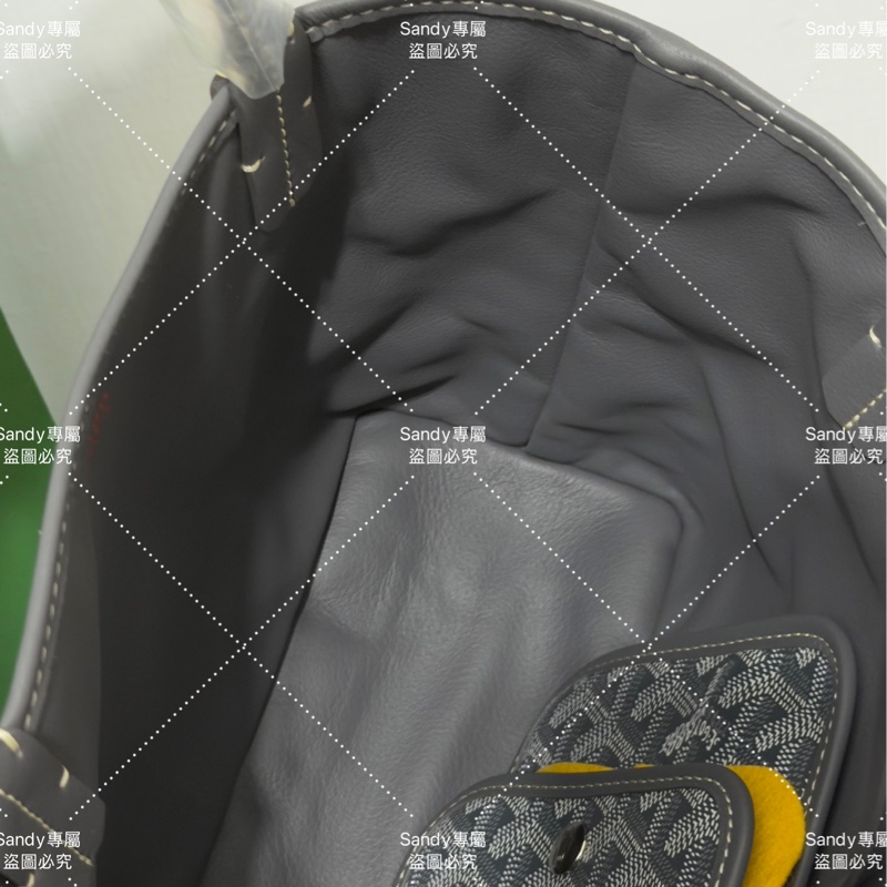 Goyard mini tote 菜籃 灰色 全新全配-40