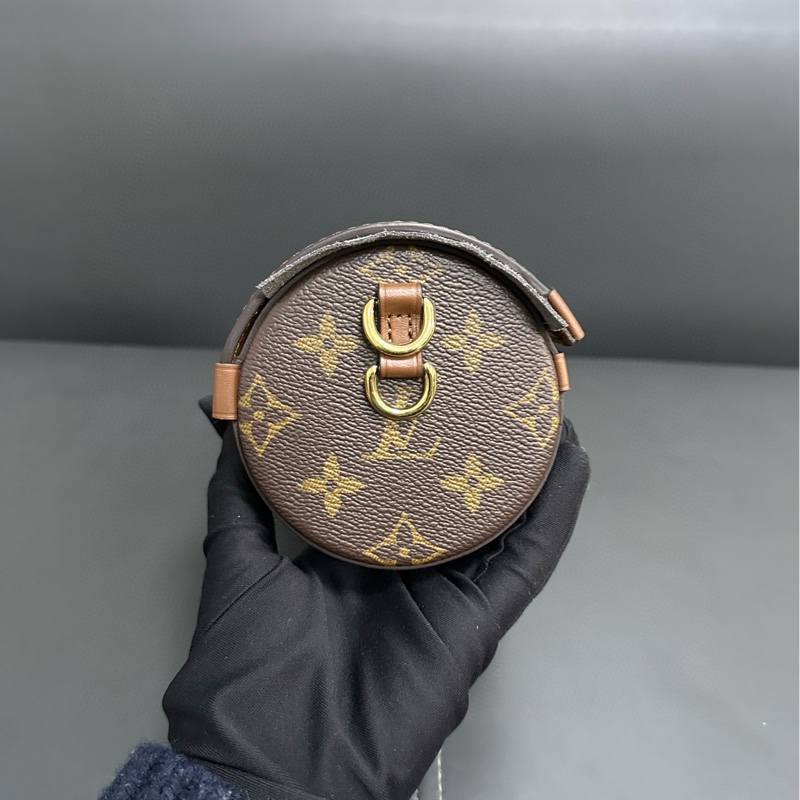Lv papillon trunk 老花巴比龍圓筒包-9