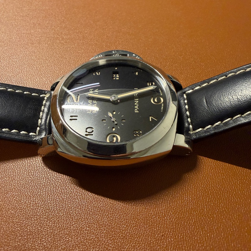 PANERAI 沛納海 Luminor PAM359 PAM00359 三明治面盤 菸草面 三日鍊 自動上鍊腕錶 中古-5