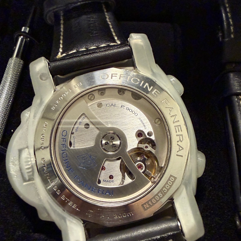PANERAI 沛納海 Luminor PAM359 PAM00359 三明治面盤 菸草面 三日鍊 自動上鍊腕錶 中古-8