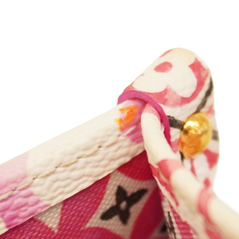 路易威登 Monogram Giant By the Pool On Go PM 手提包 M22976 白色/粉紅色 女士兩用包-7