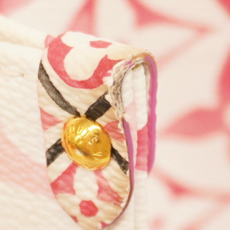 路易威登 Monogram Giant By the Pool On Go PM 手提包 M22976 白色/粉紅色 女士兩用包-8