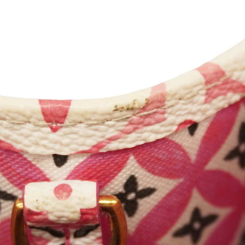 路易威登 Monogram Giant By the Pool On Go PM 手提包 M22976 白色/粉紅色 女士兩用包-9