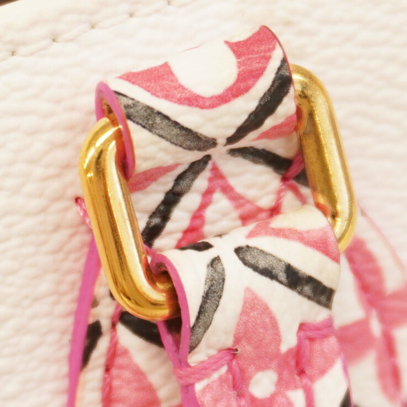 路易威登 Monogram Giant By the Pool On Go PM 手提包 M22976 白色/粉紅色 女士兩用包-12