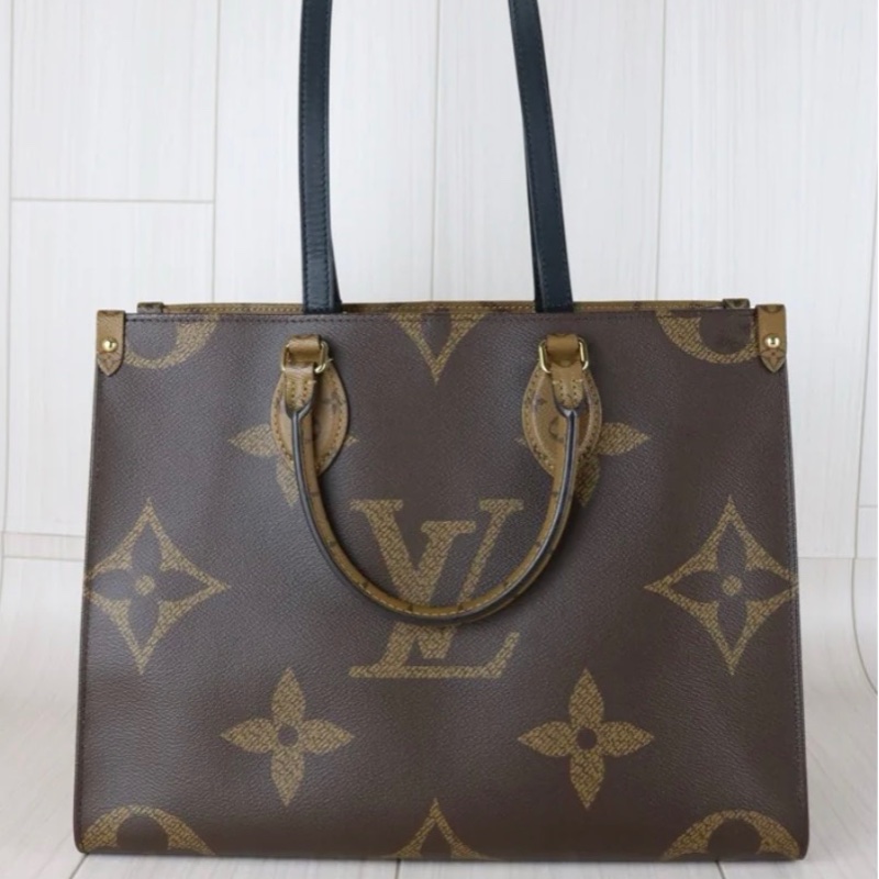 「JL精品代購」98新 LV on the go 大花tote-4