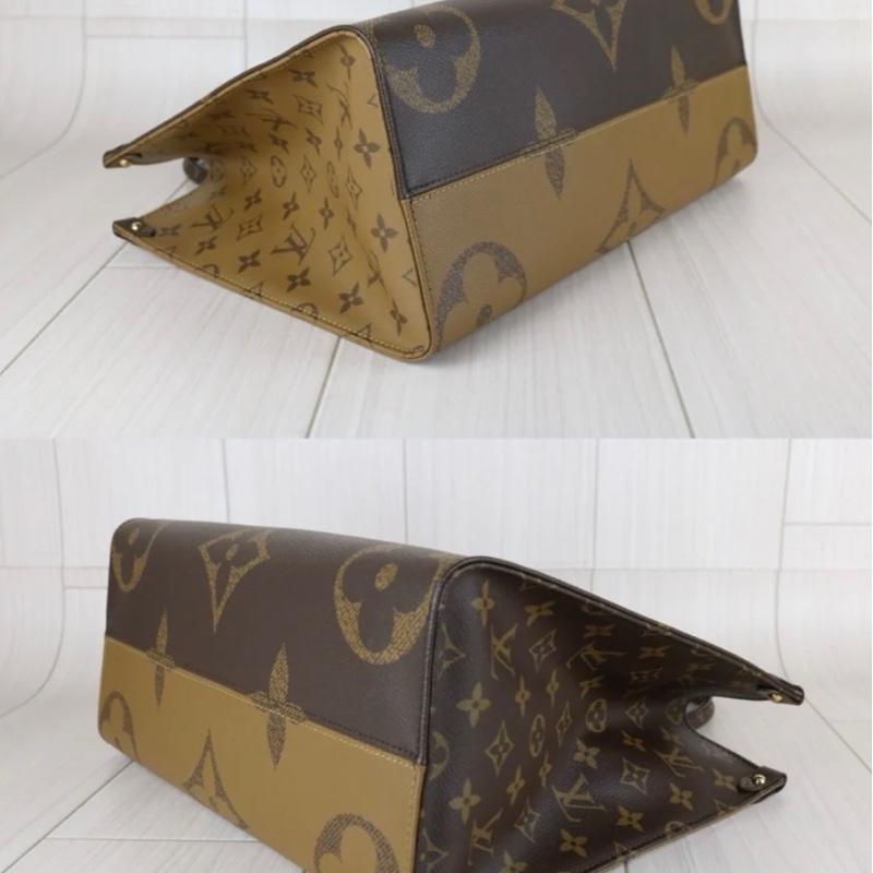 「JL精品代購」98新 LV on the go 大花tote-8