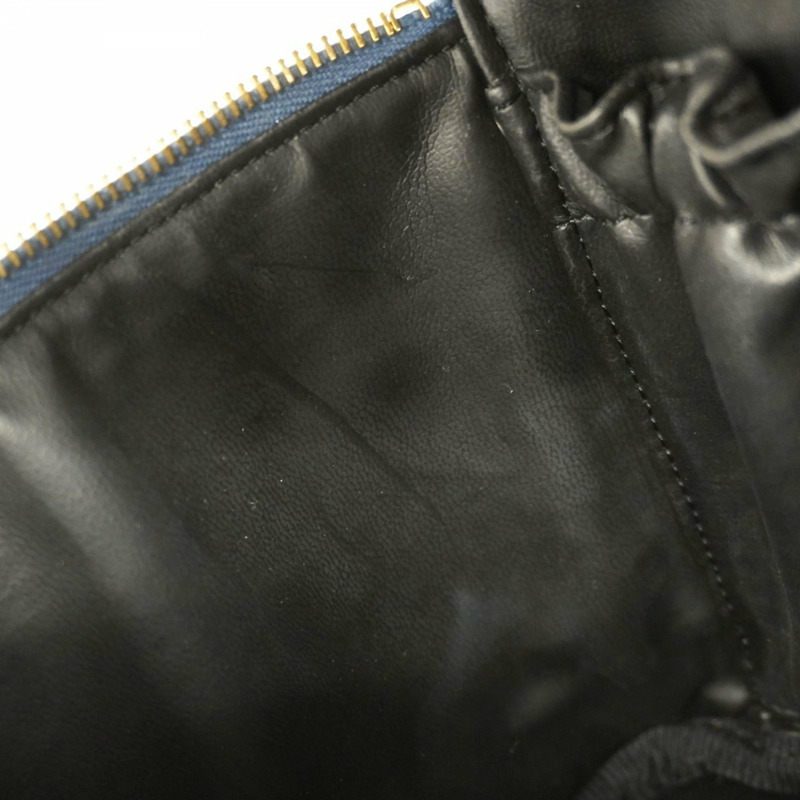 香奈兒女士牛仔藍化妝包-10