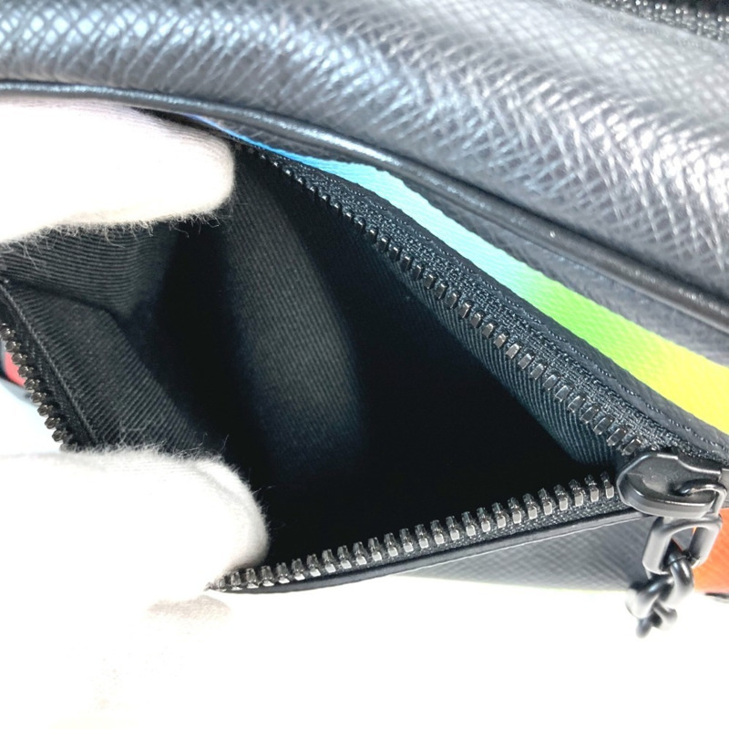 路易威登 M30351 Taiga Rainbow 迷你軟箱包單肩包，皮革材質，男女通用，黑色-13