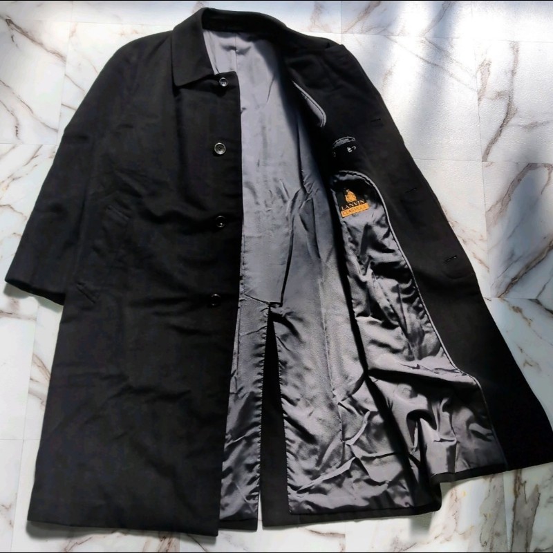 日本特選二手/LANVIN時尚男神長大衣-0