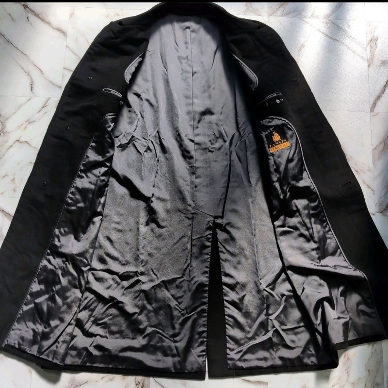 日本特選二手/LANVIN時尚男神長大衣-2