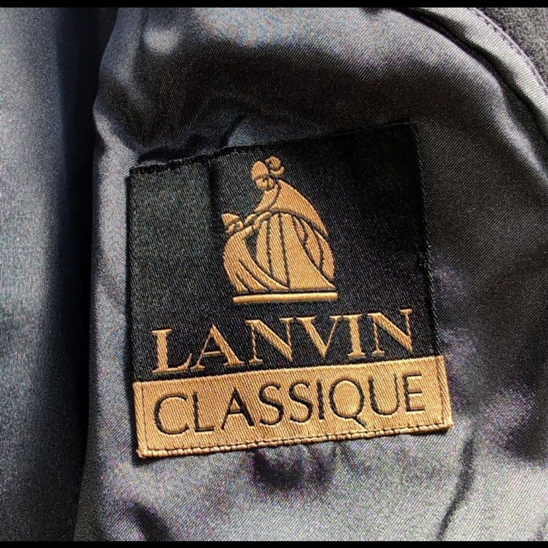 日本特選二手/LANVIN時尚男神長大衣-3
