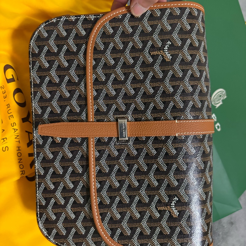 全新 BELVEDERE 中號包 黑棕色-5