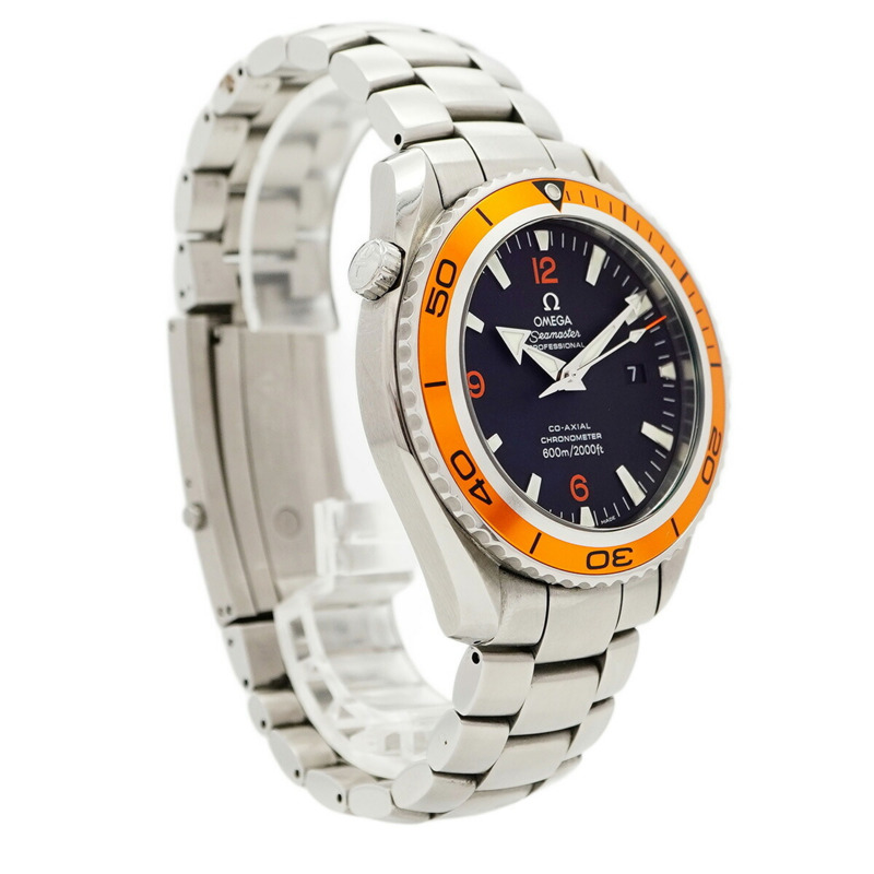 歐米茄海馬系列 2208.50 黑色錶盤男士腕錶-3