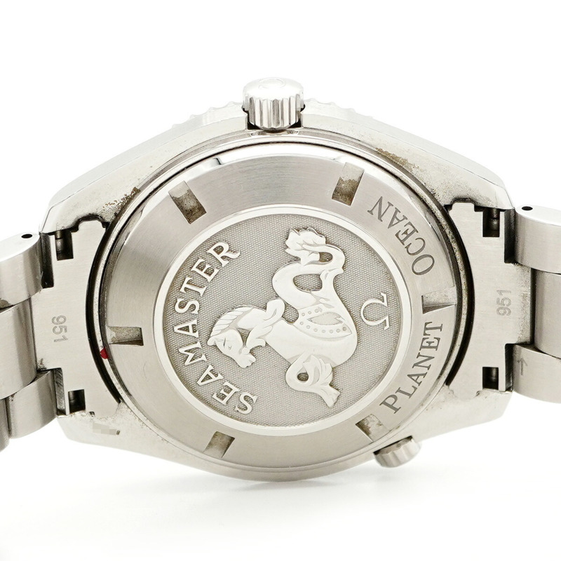 歐米茄海馬系列 2208.50 黑色錶盤男士腕錶-5