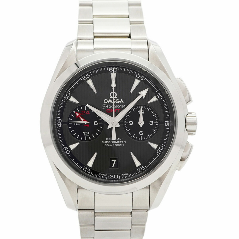 歐米茄海馬系列 231.10.43.52.06.001 灰色錶盤男士腕錶-0